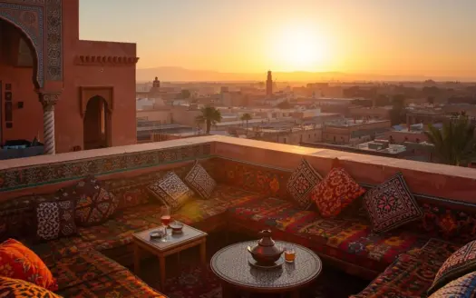 Rooftop Cafes in Marrakech