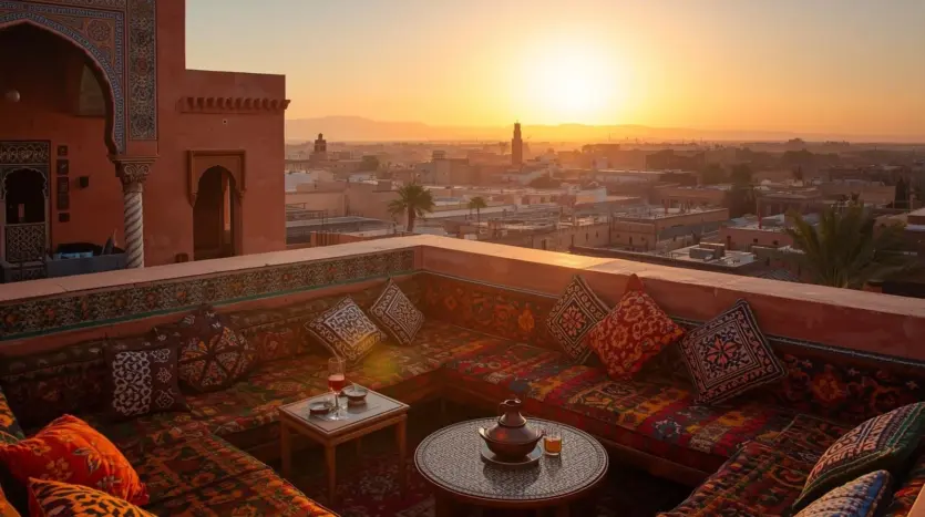 Rooftop Cafes in Marrakech